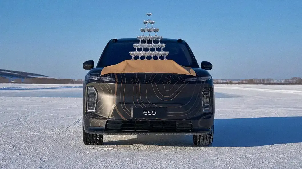 Nio ES9 during the Winter Test