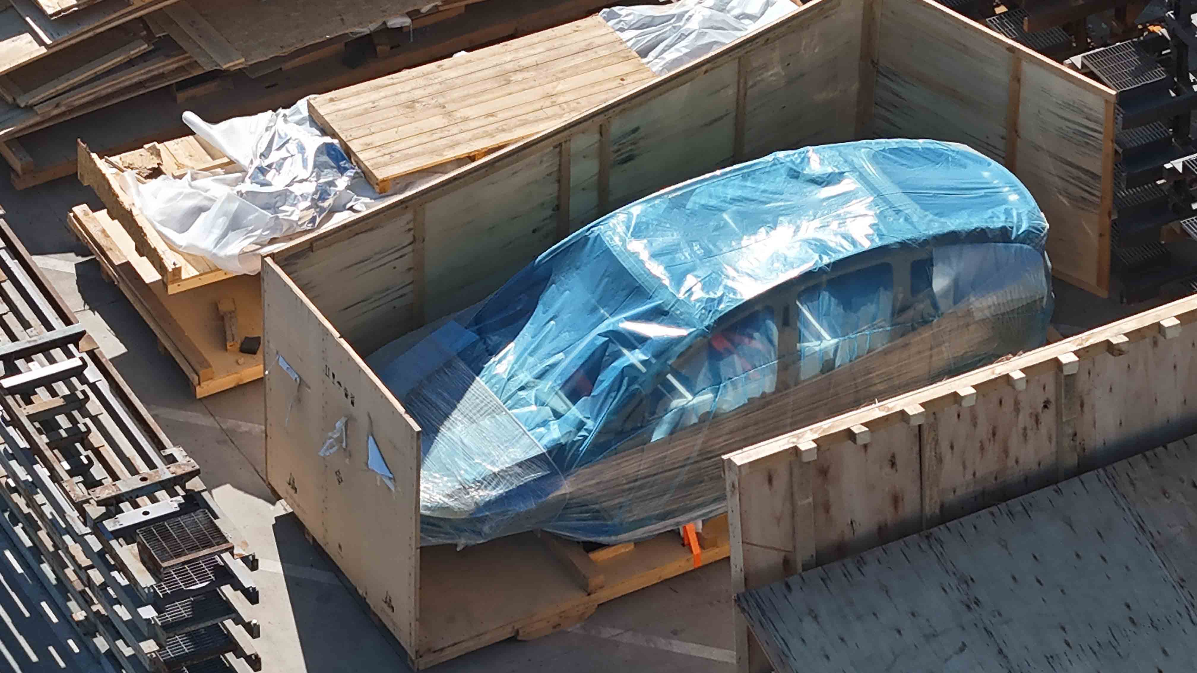 Tesla Ships First Model Y L Units to GigaTexas, Drone Footage Shows