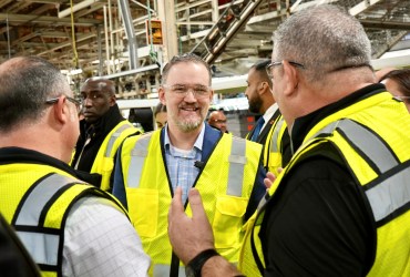 US Trade Representative Jamieson Greer visiting Detroit
