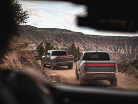 Rivian R1T vehicles