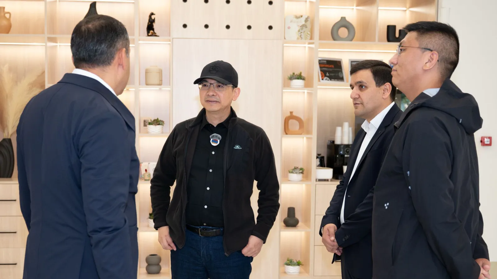 Nio's co-founder Lihong Qin in Armenia