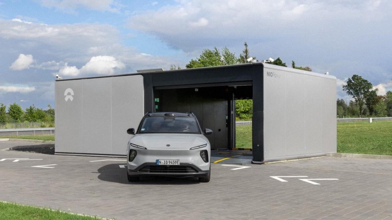 Nio Opens First European Battery Swap Station in More Than a Year