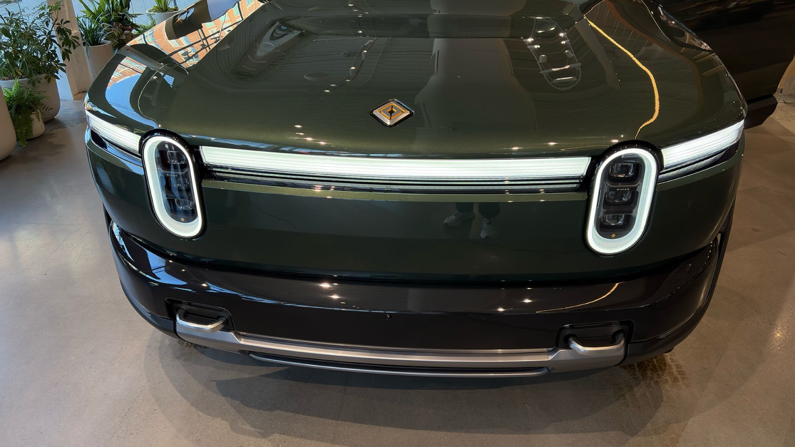Rivian R2 at the NYC showroom