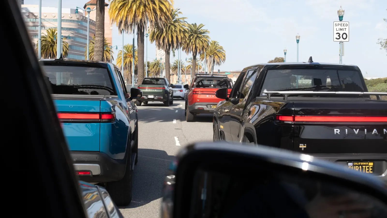 Rivian R1T vehicles