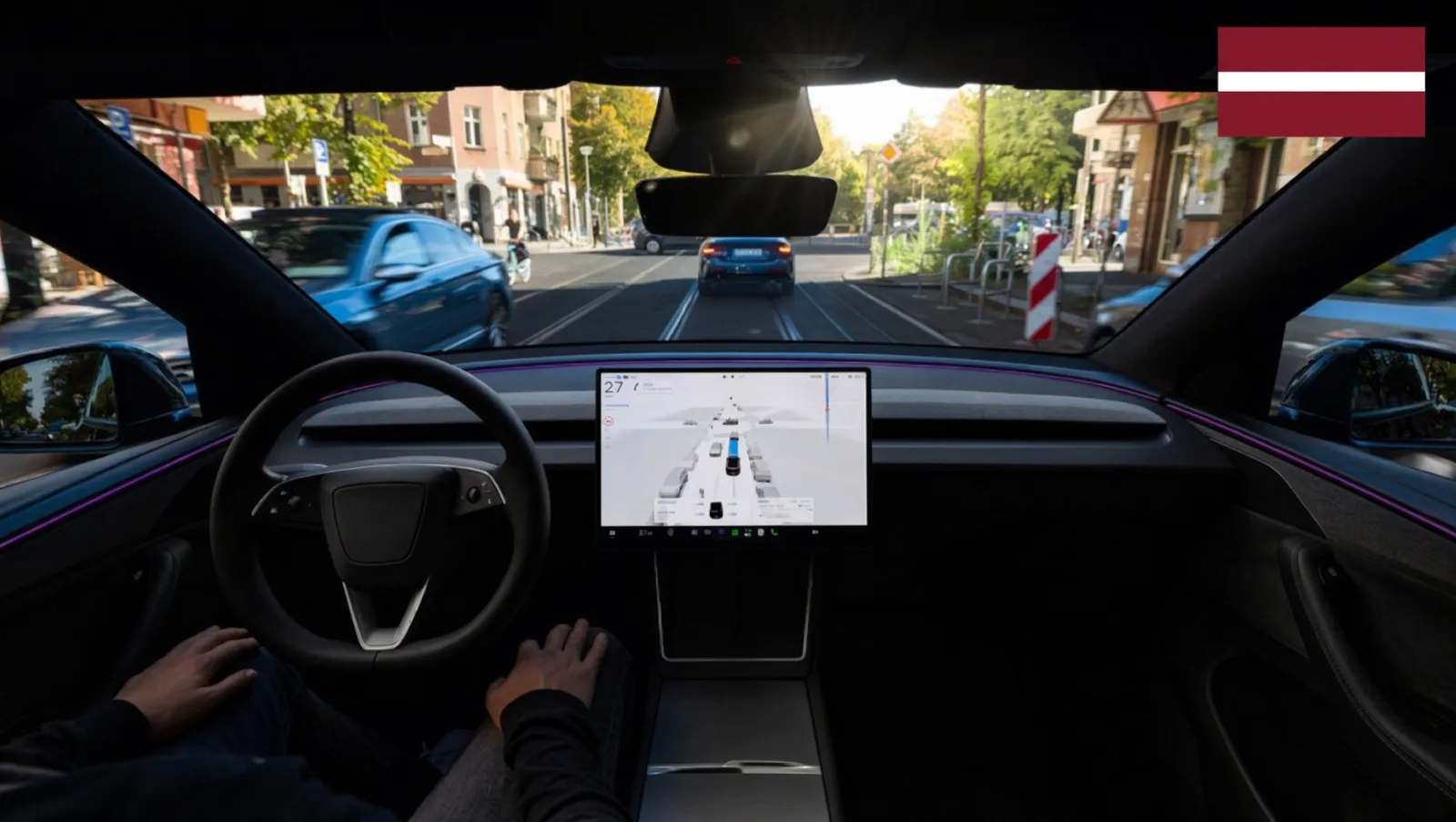 Tesla FSD in Latvia