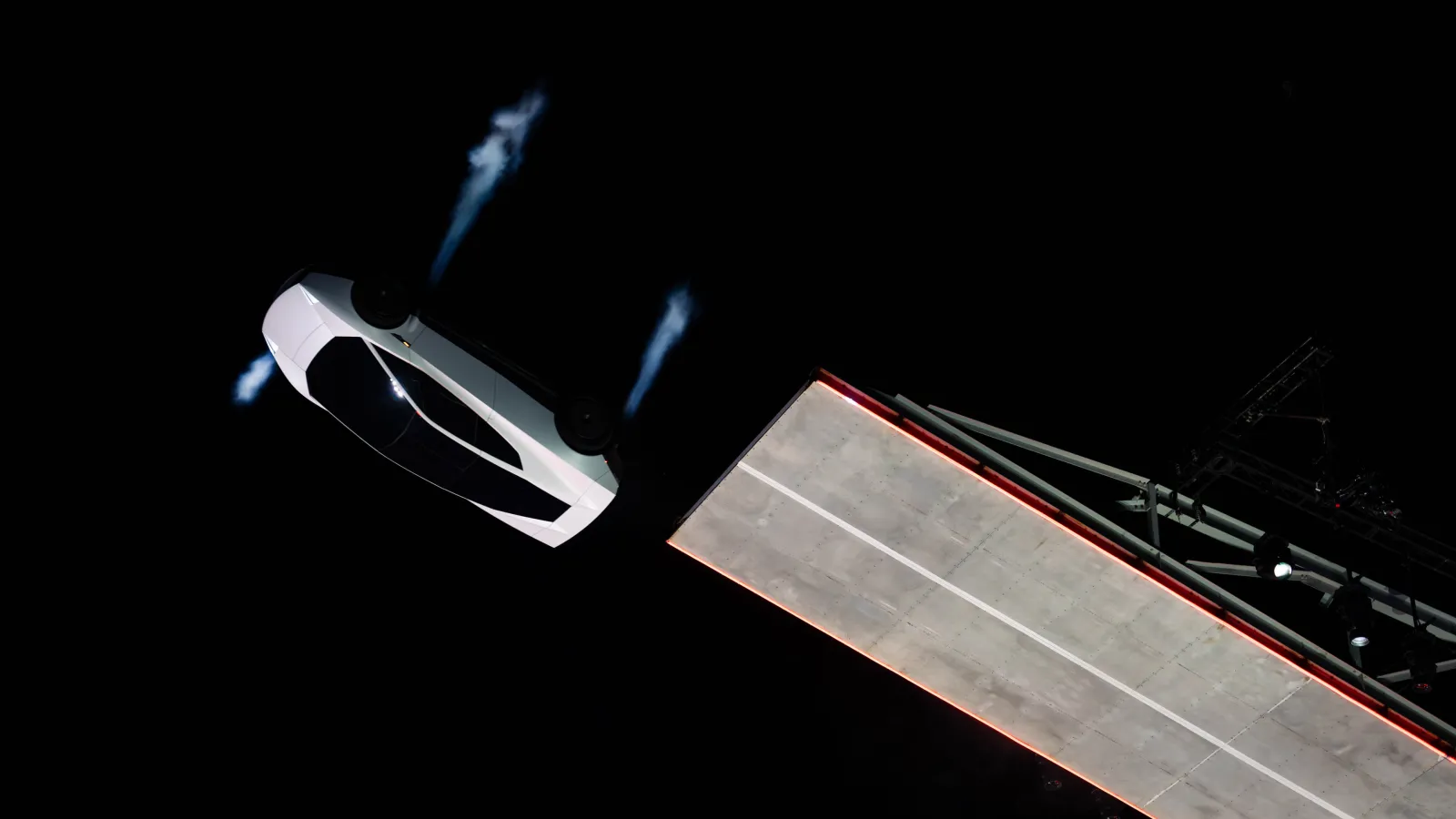 Tesla Roadster at the unveil event in October 2026