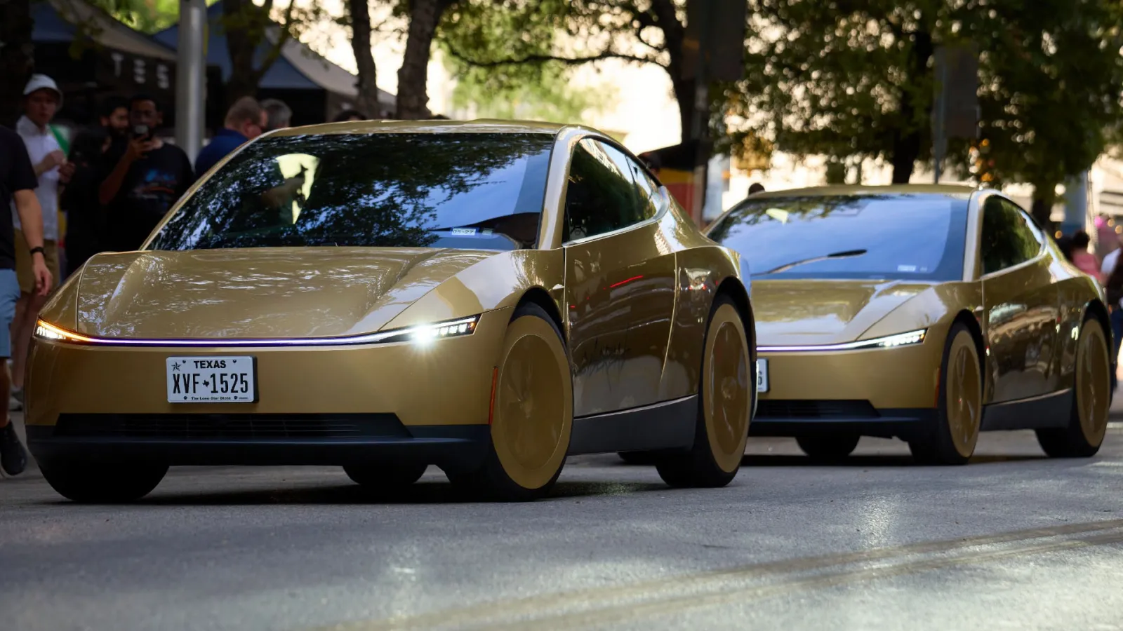 Tesla Cybercabs in the US